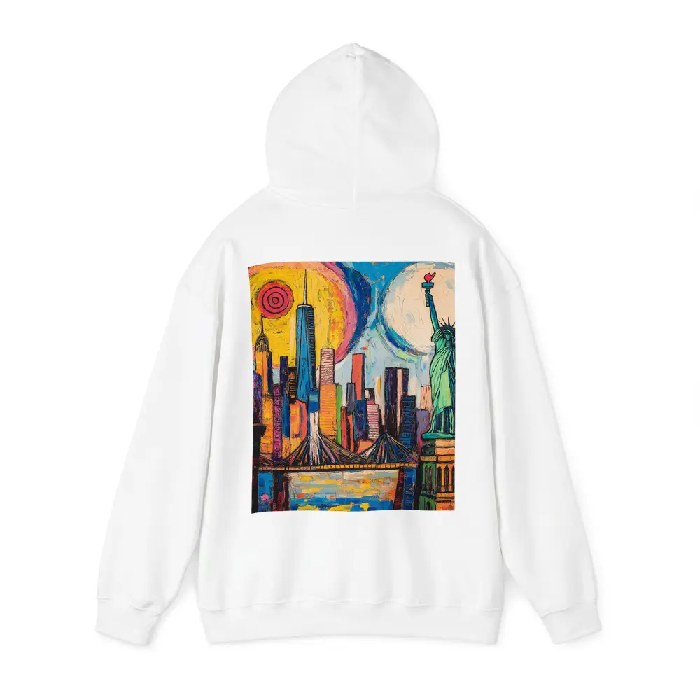 New York City Skyline Bold Pop Art – Hoodies