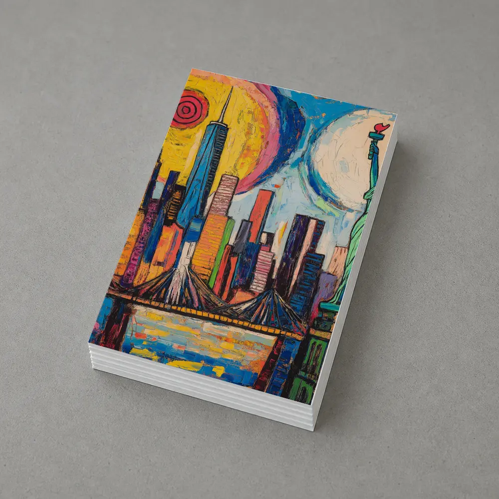 New York City Skyline Bold Pop Art – Postcards