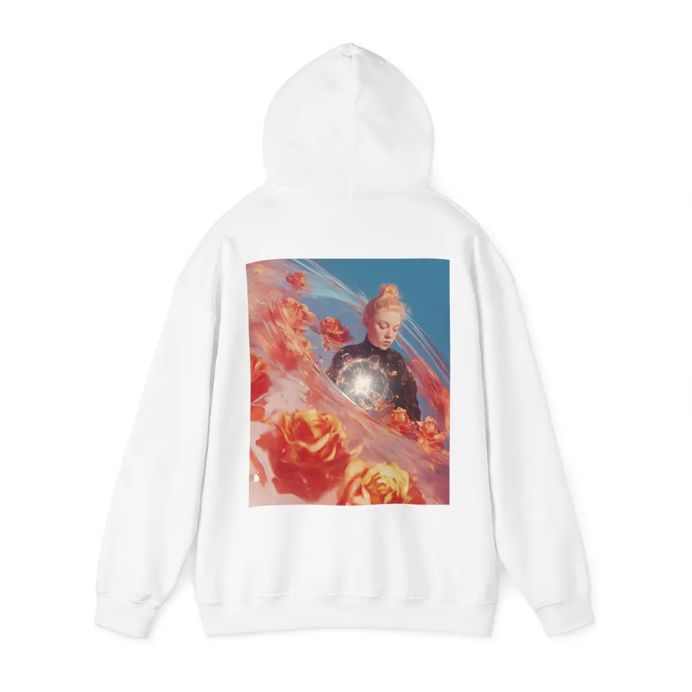 Woman With Roses Surreal Fantasy Art – Hoodies
