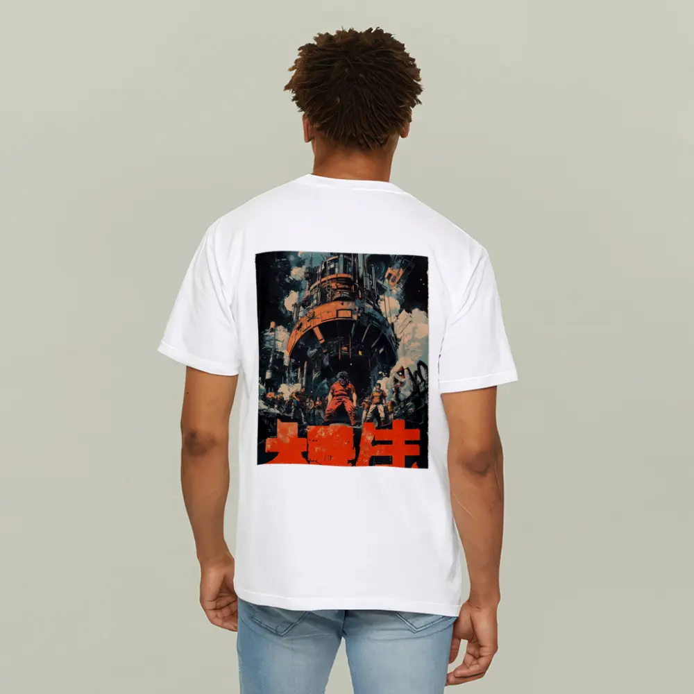 Retro Japanese Anime Industrial Sci Fi Scene – T-Shirts
