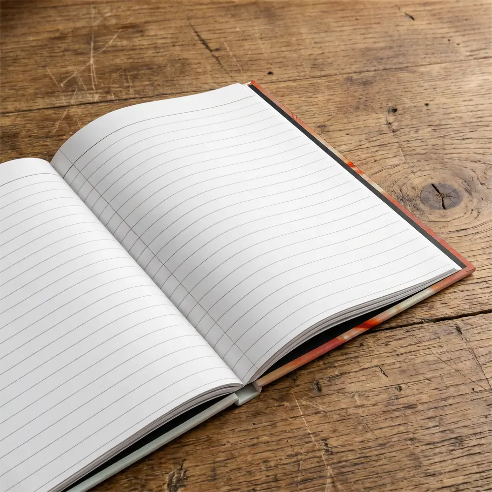 Young Man Close Up Portrait Light Glow – Notebooks