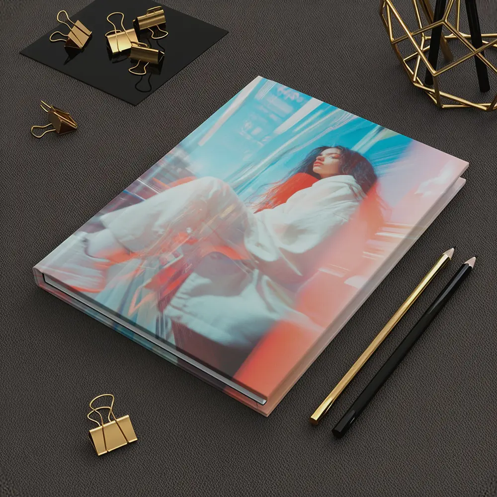 Woman Sitting Urban Street Motion Blur – Notebooks