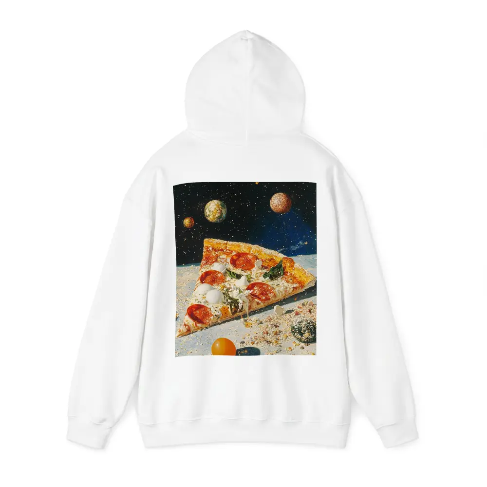 Pizza Slice Floating In Outer Space – Hoodies