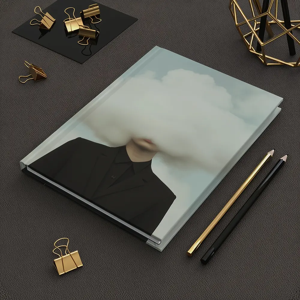 Person In Black Suit Cloud Head Sky – Notebooks
