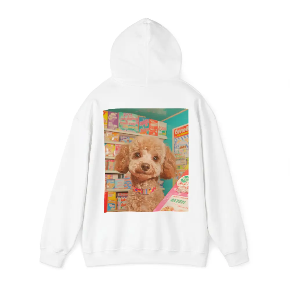 Poodle Dog In Colorful Candy Shop – Hoodies