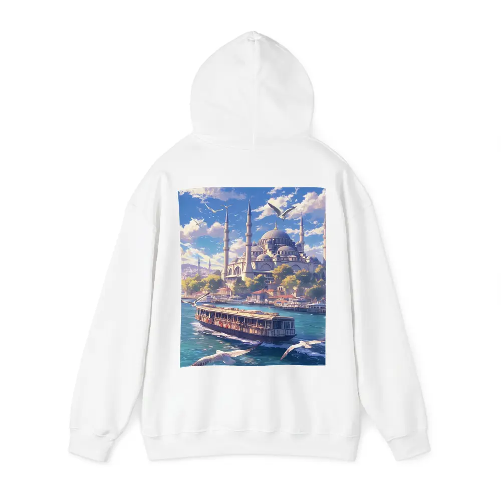 Istanbul Mosque Bosphorus Ferry Anime Art – Hoodies