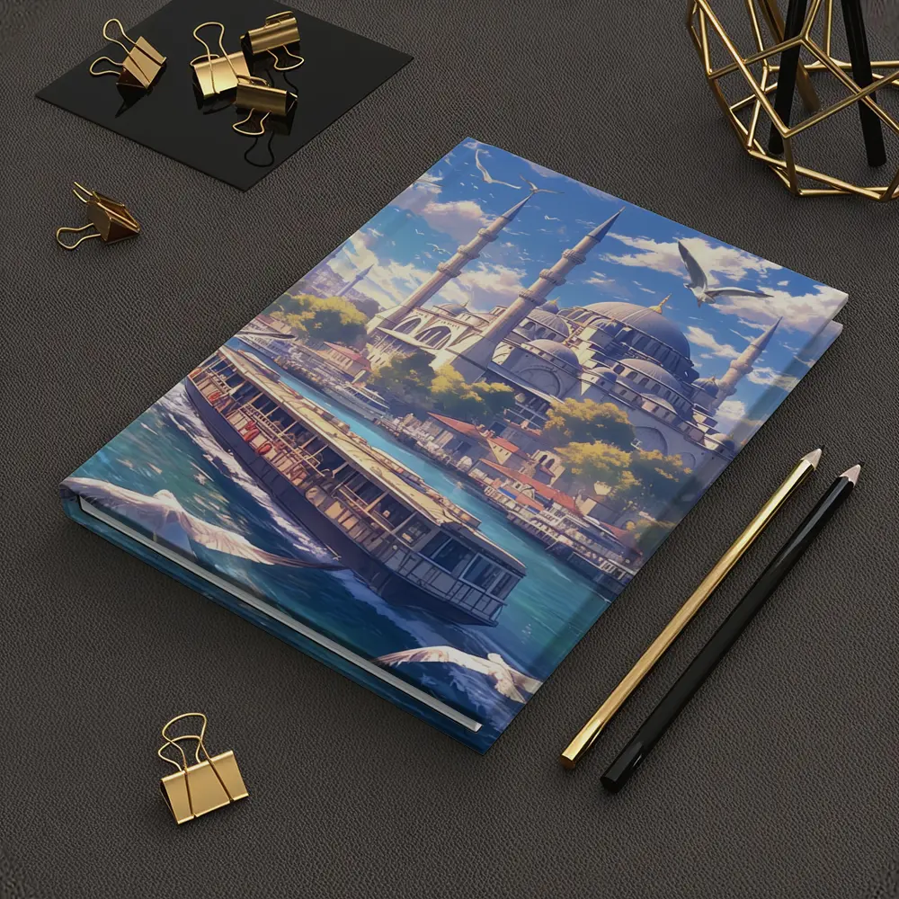 Istanbul Mosque Bosphorus Ferry Anime Art – Notebooks