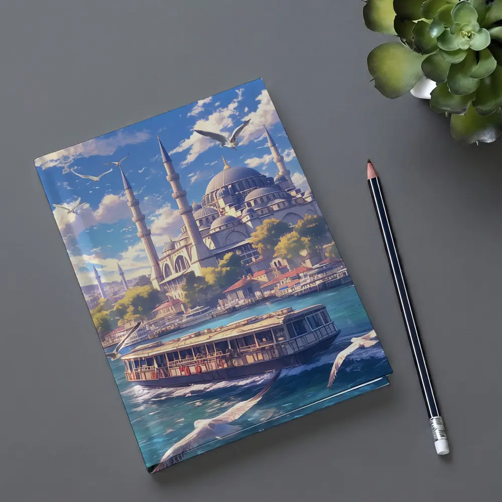 Istanbul Mosque Bosphorus Ferry Anime Art – Notebooks