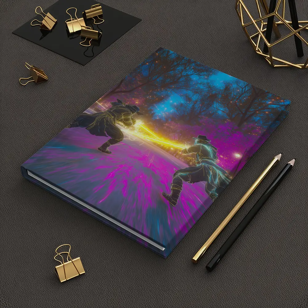 Anime Duel Neon Fight Night Park – Notebooks