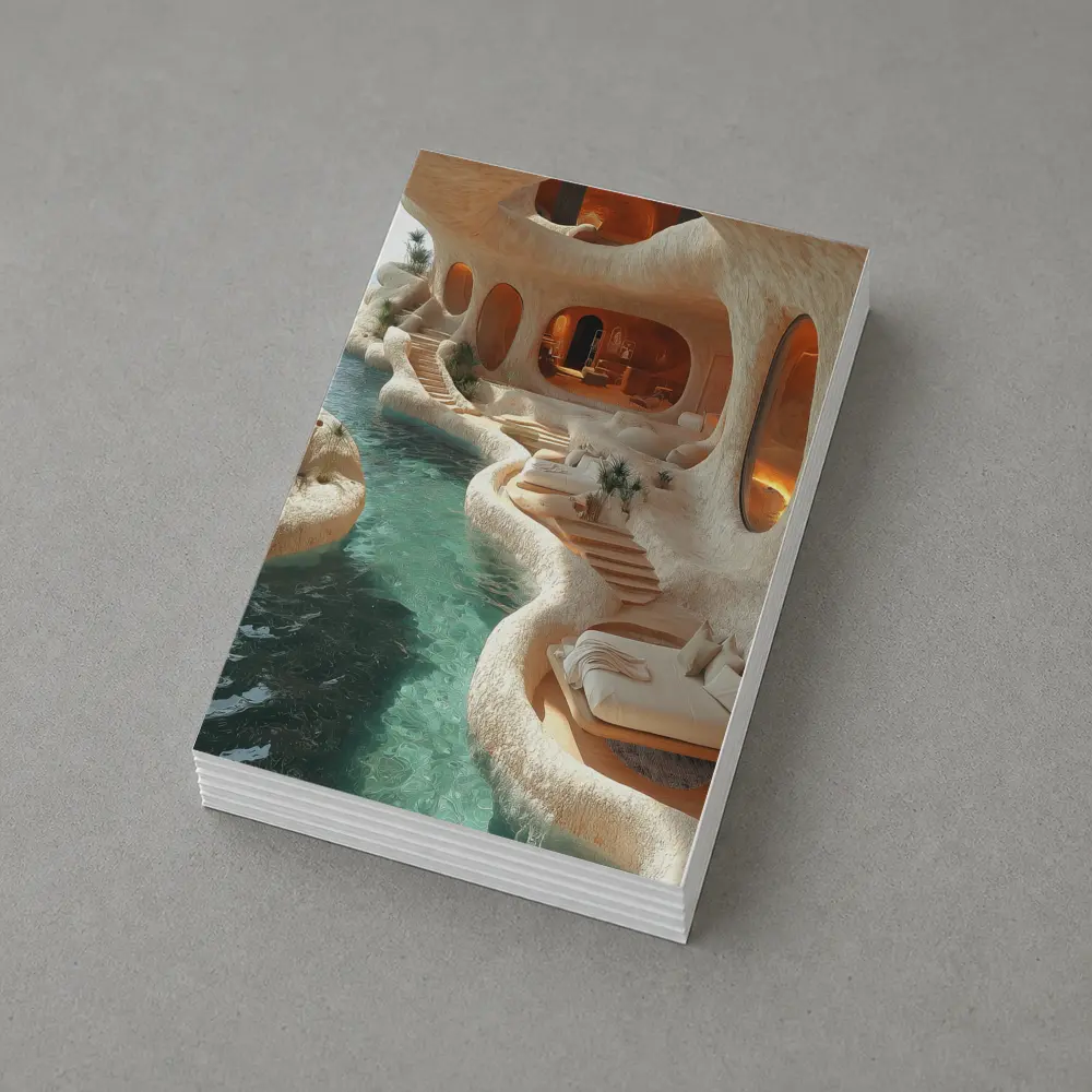 Organic Cave Architecture Pool Luxury Interior – Postcards
