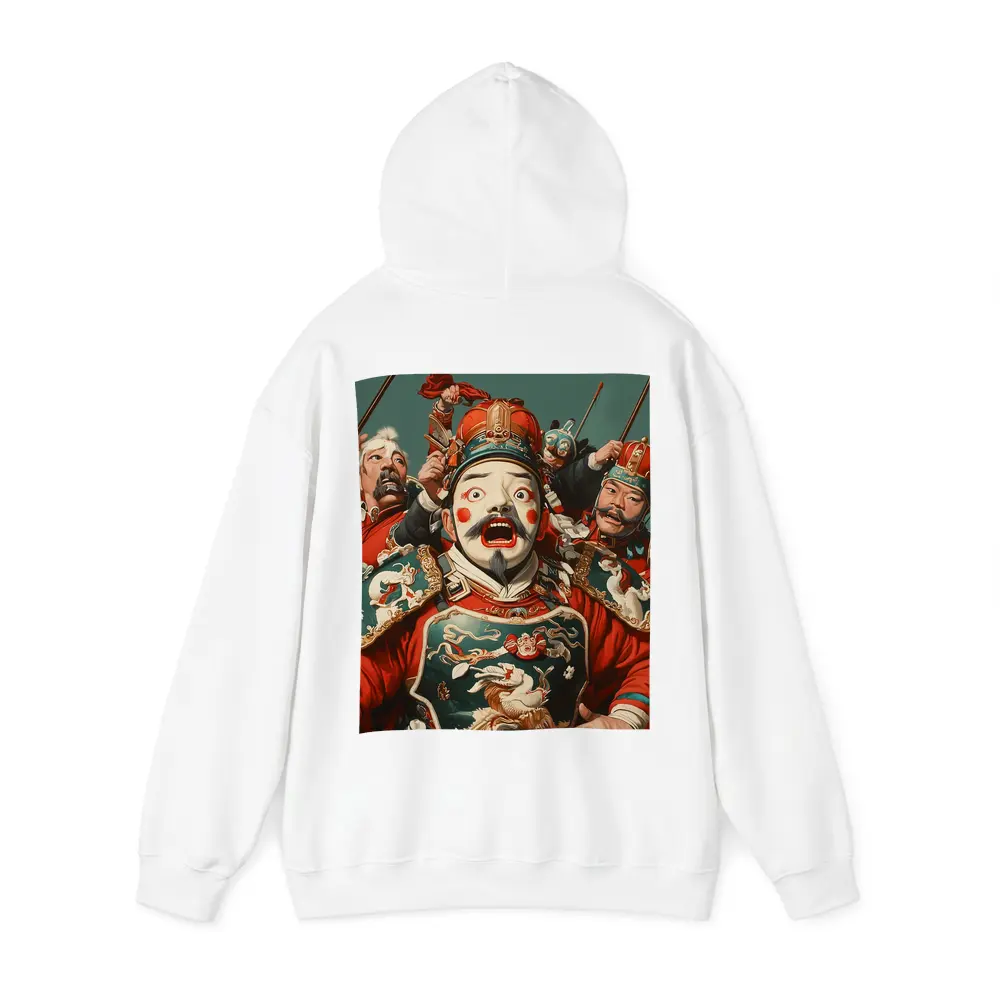 Chinese Opera Warriors Traditional Red Costume Art – Hoodies