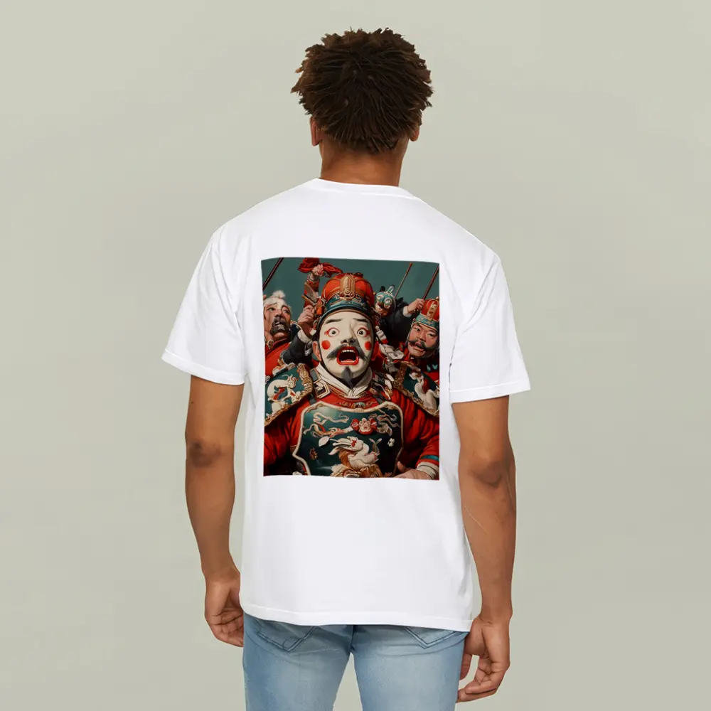 Chinese Opera Warriors Traditional Red Costume Art – T-Shirts