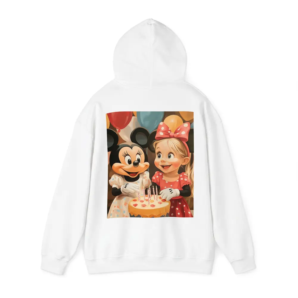Girl And Mouse Cartoon Birthday Party Balloons – Hoodies