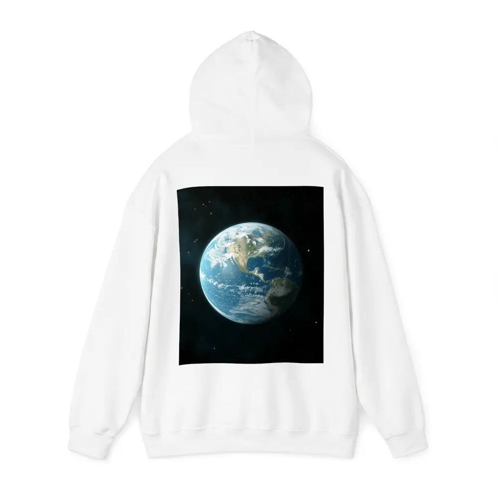 Planet Earth View From Outer Space – Hoodies