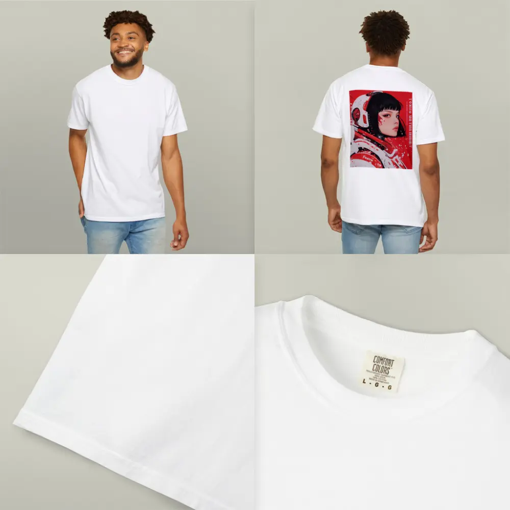 Tokyo Festival Anime Girl Red Background – T-Shirts