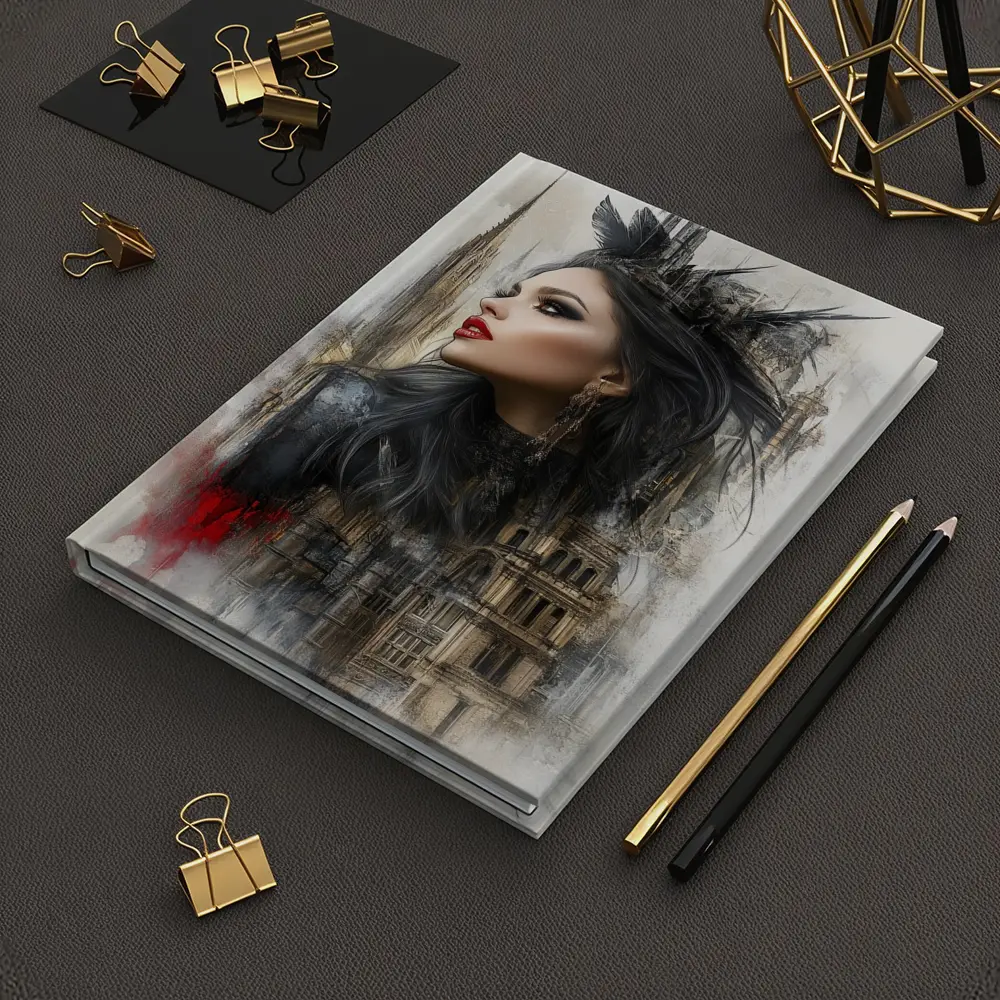 Gothic Queen Dark Fantasy Castle Art – Notebooks