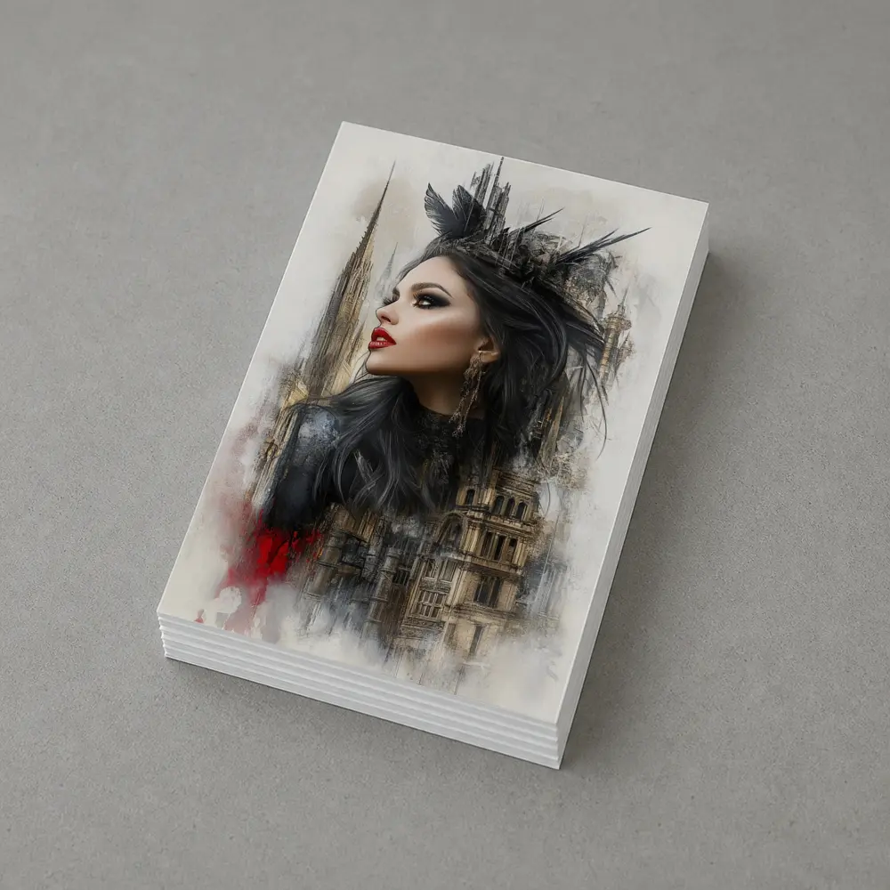Gothic Queen Dark Fantasy Castle Art – Postcards