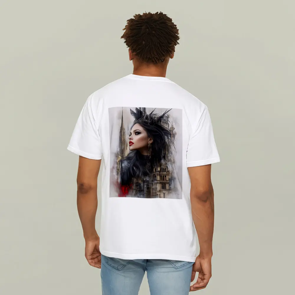 Gothic Queen Dark Fantasy Castle Art – T-Shirts