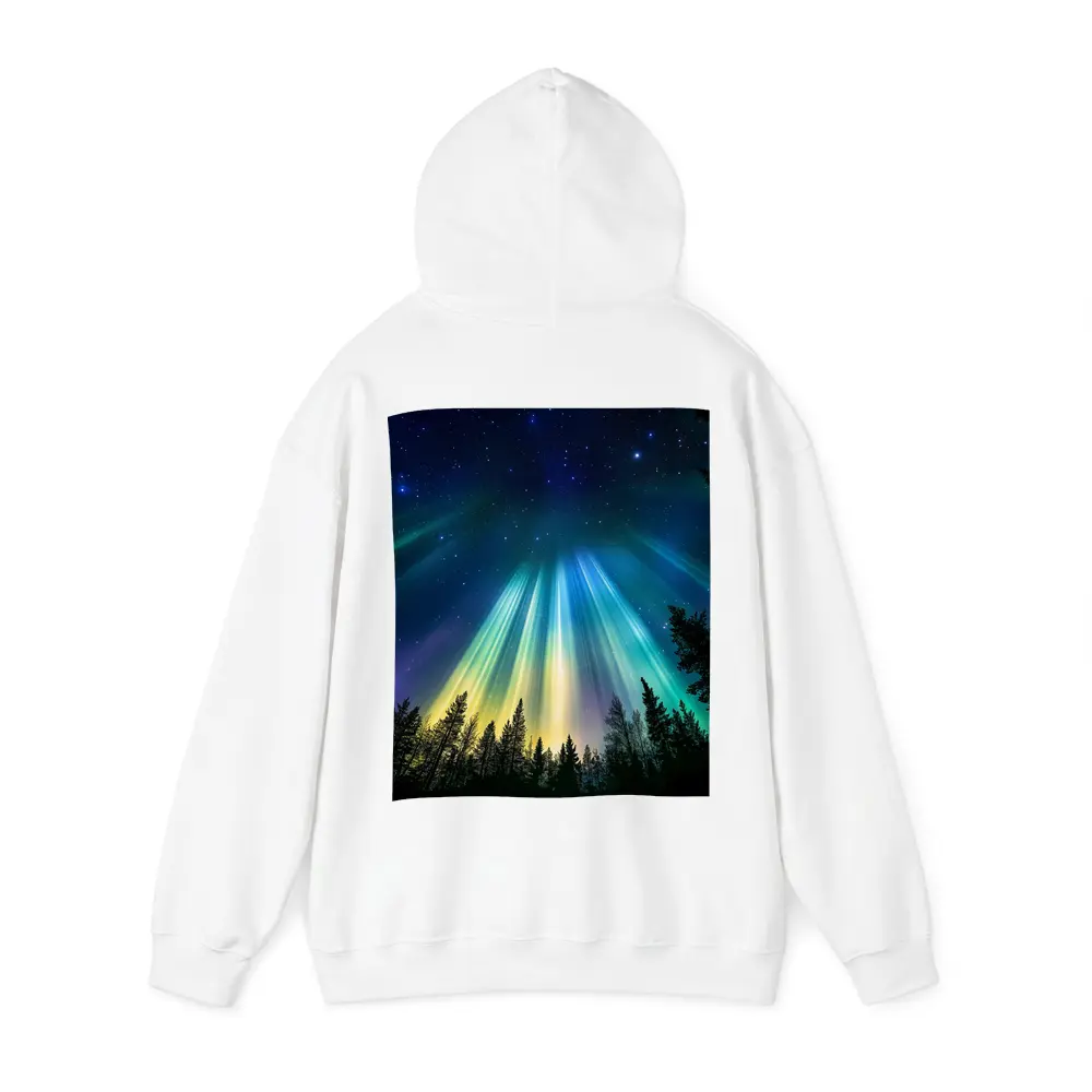 Aurora Borealis Northern Lights Forest Night – Hoodies