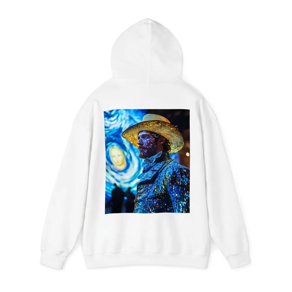 Van Gogh Starry Night Man Portrait Art – Hoodies