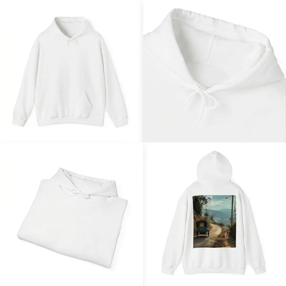 Tuk Tuk On Winding Mountain Road – Hoodies