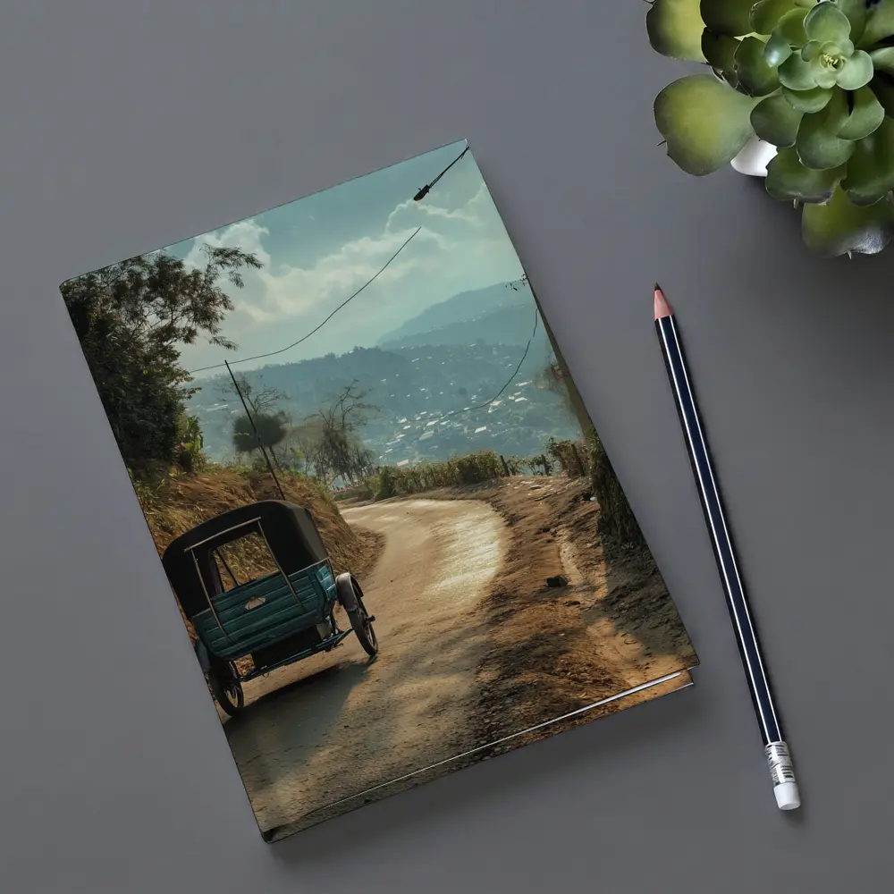 Tuk Tuk On Winding Mountain Road – Notebooks