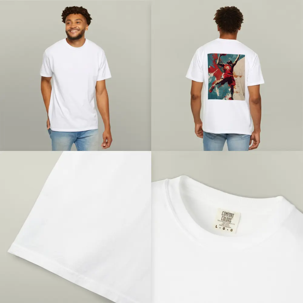 Basketball Player Dunking Retro Grunge Art – T-Shirts