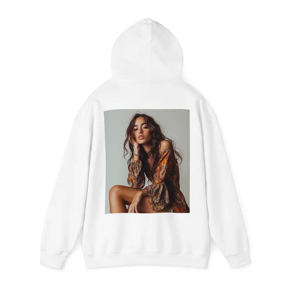 Boho Woman Paisley Dress Neutral Studio – Hoodies