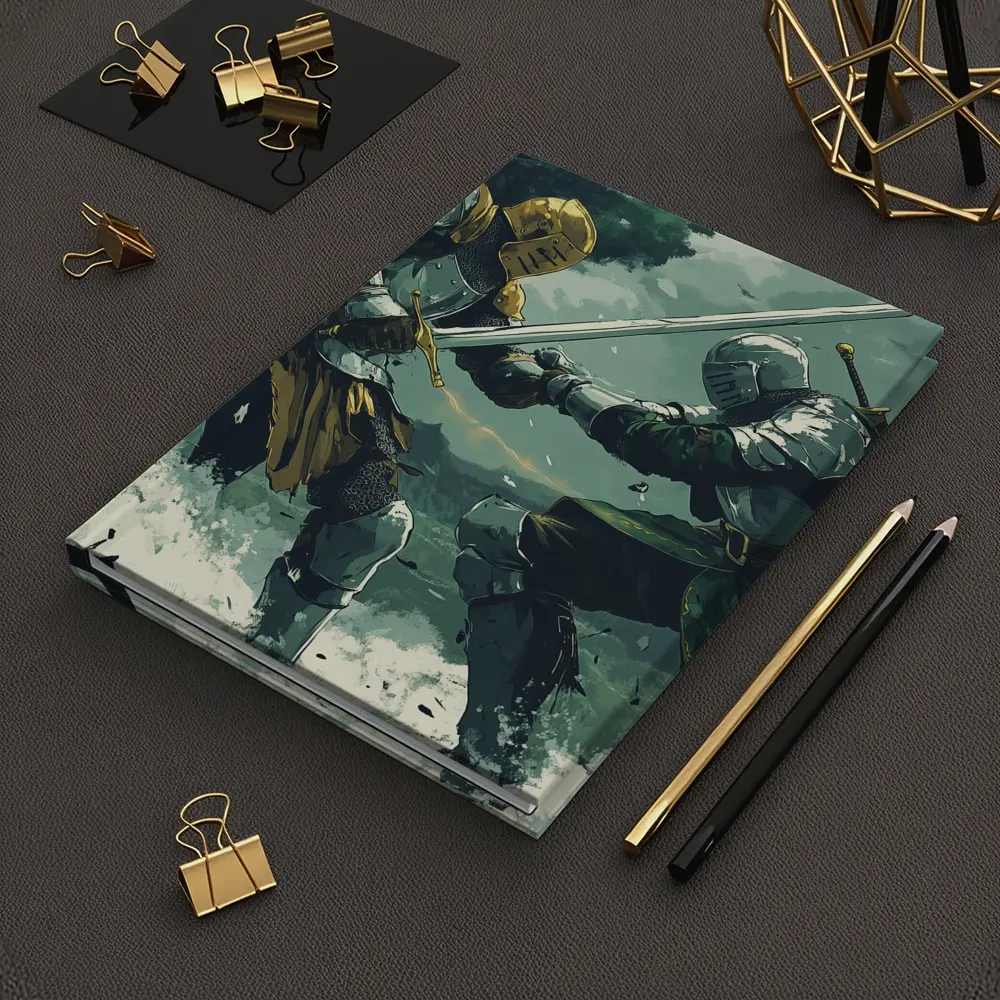 Medieval Knights Sword Fight Forest Battle – Notebooks