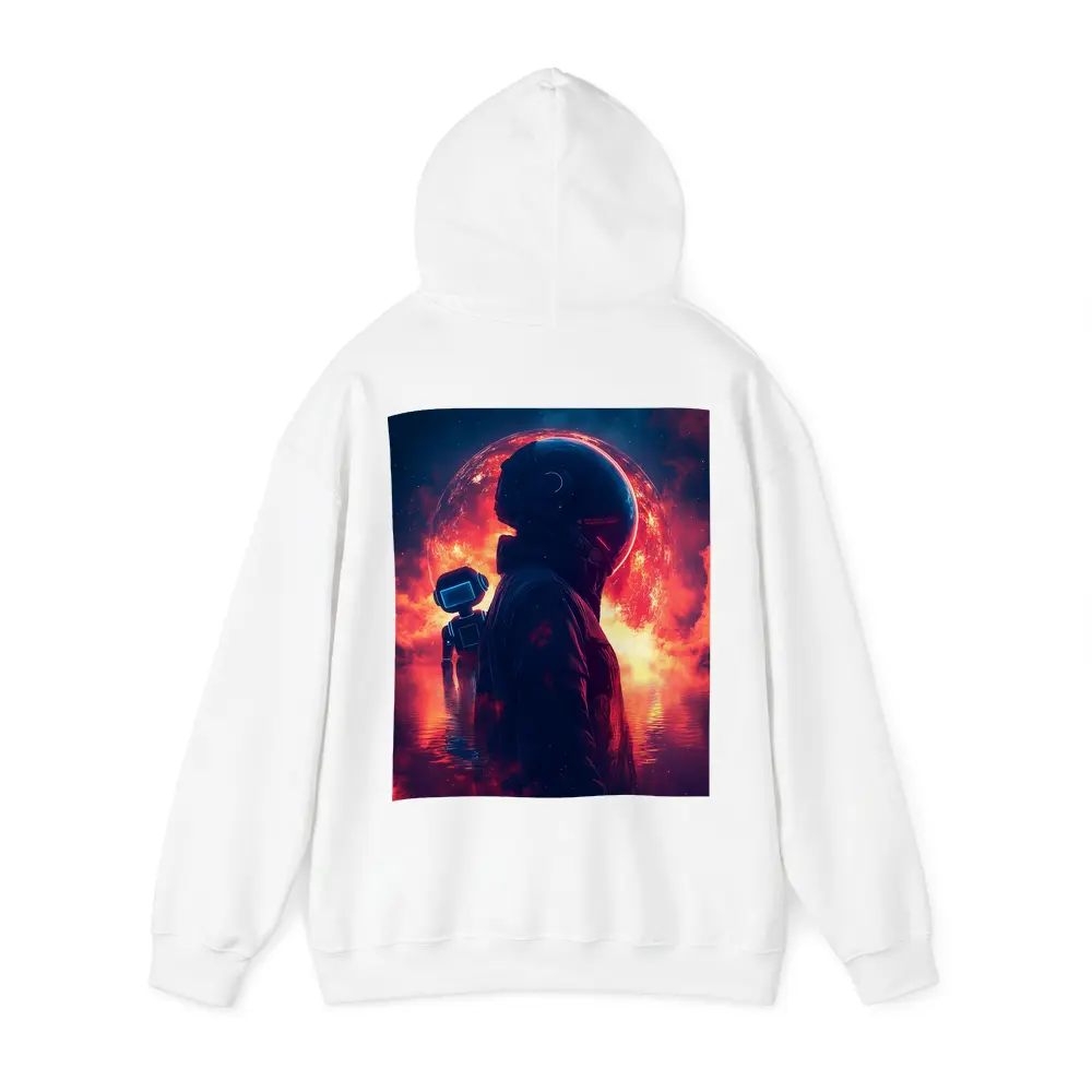 Astronaut Silhouette Red Planet Space Art – Hoodies