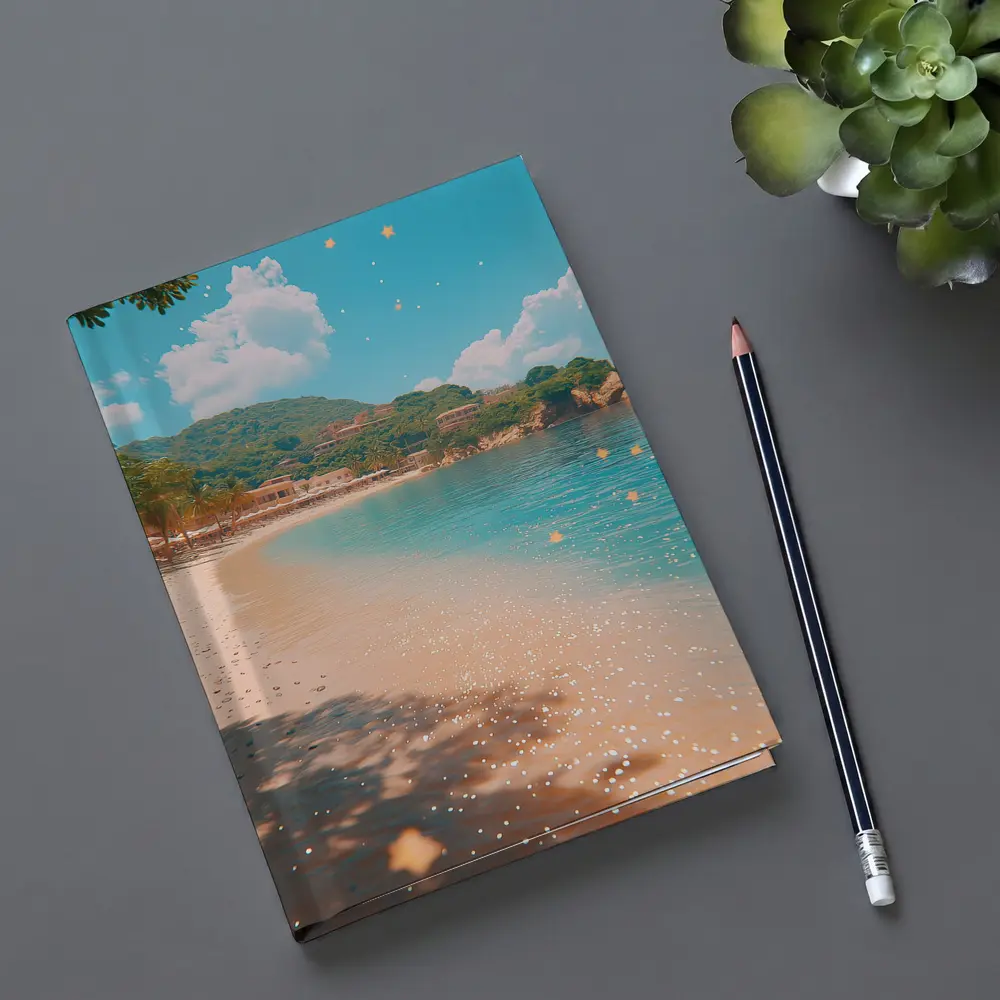 Tropical Beach Cove Clear Blue Water – Notebooks