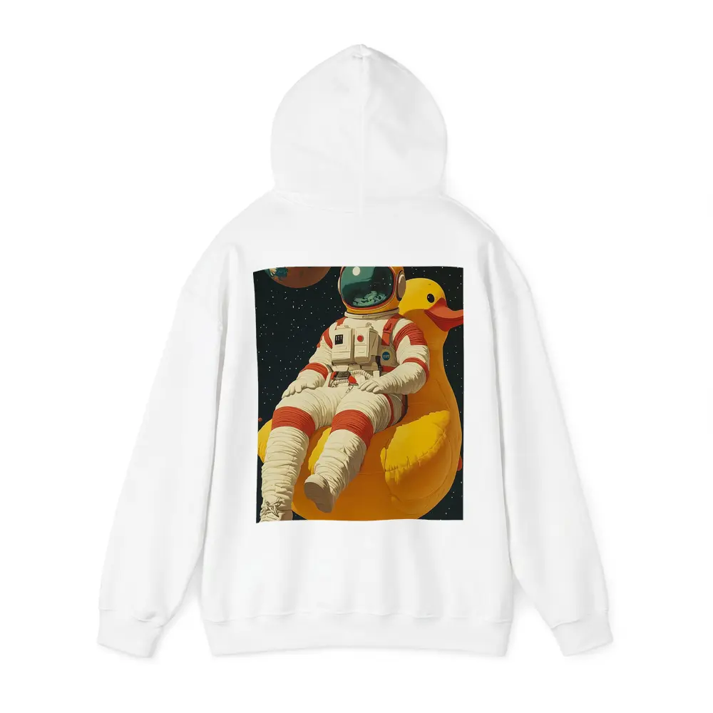 Astronaut Floating On Rubber Duck Space – Hoodies
