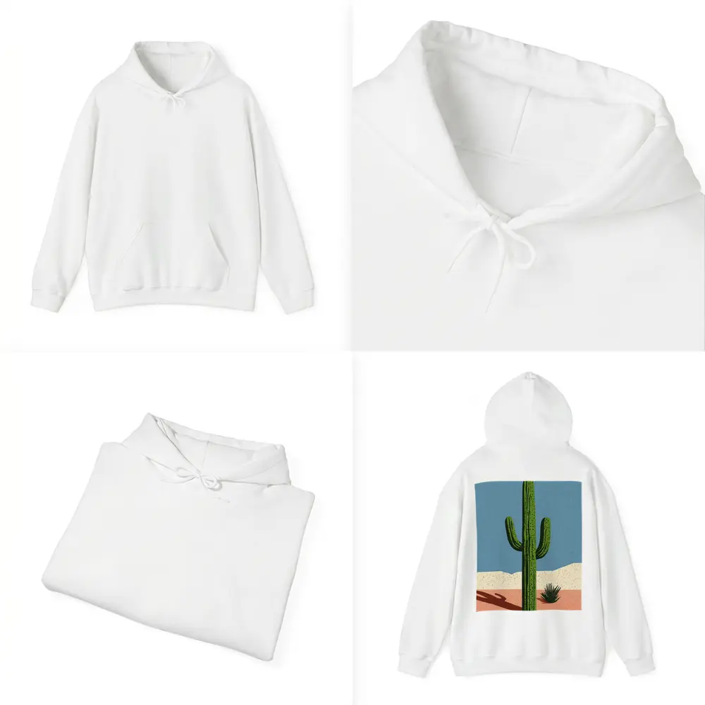 Saguaro Cactus Desert Southwest Illustration Art – Hoodies