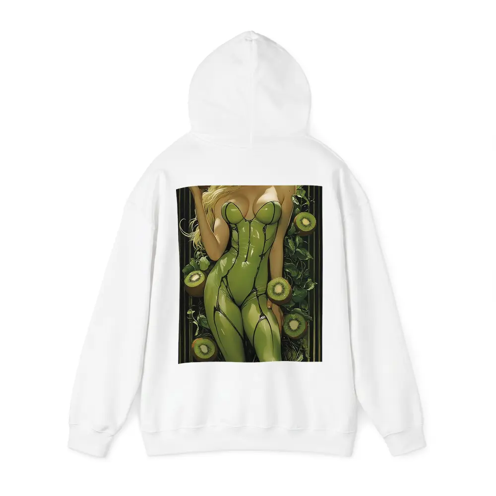 Art Nouveau Blonde Woman Kiwi Green Suit – Hoodies