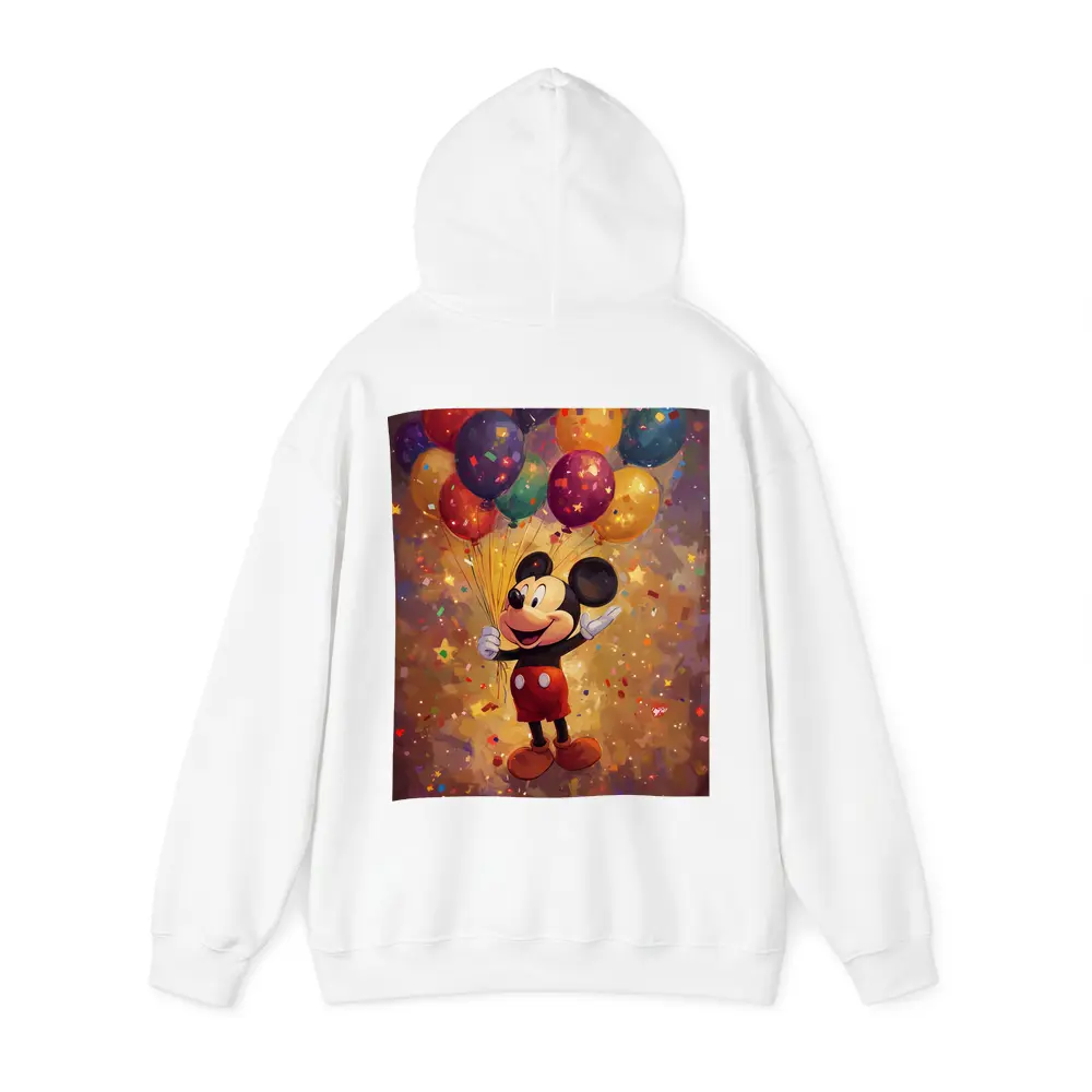 Mickey Mouse Balloons Confetti Celebration Art – Hoodies