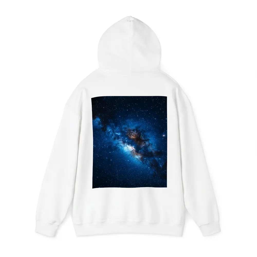 Milky Way Galaxy Deep Blue Starry Night – Hoodies