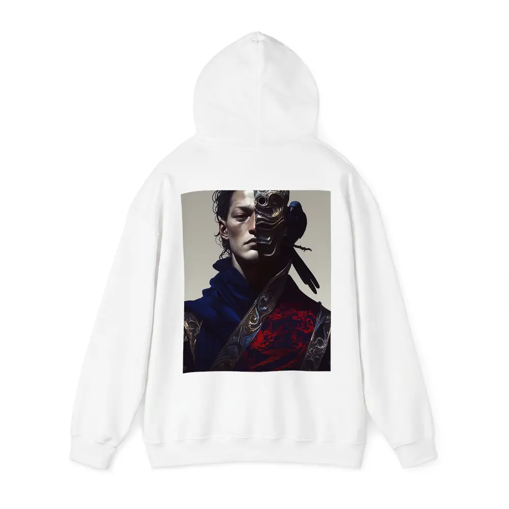 Masked Figure With Raven Dark Fantasy Art – Hoodies