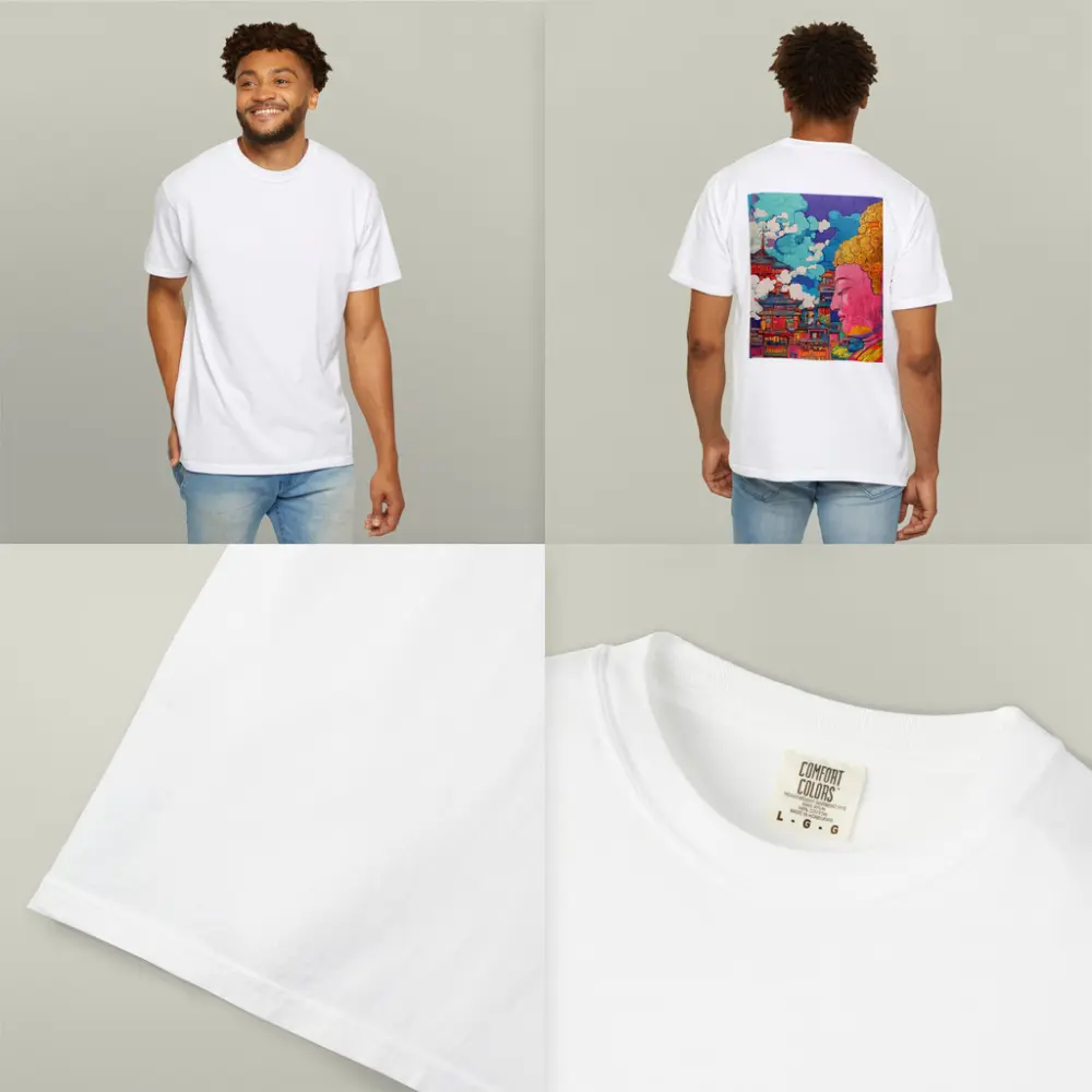 Buddha Head Asian Temple Pop Art – T-Shirts