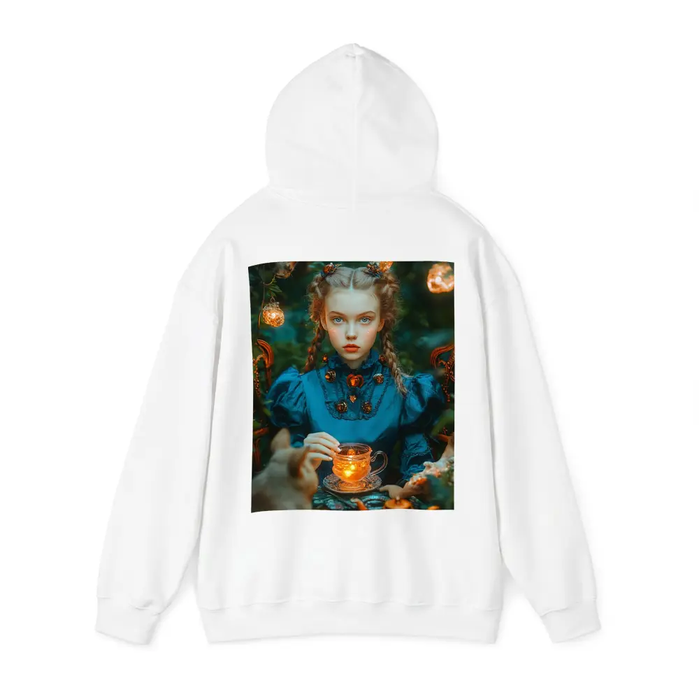 Girl in Blue Dress Magical Tea Party – Hoodies
