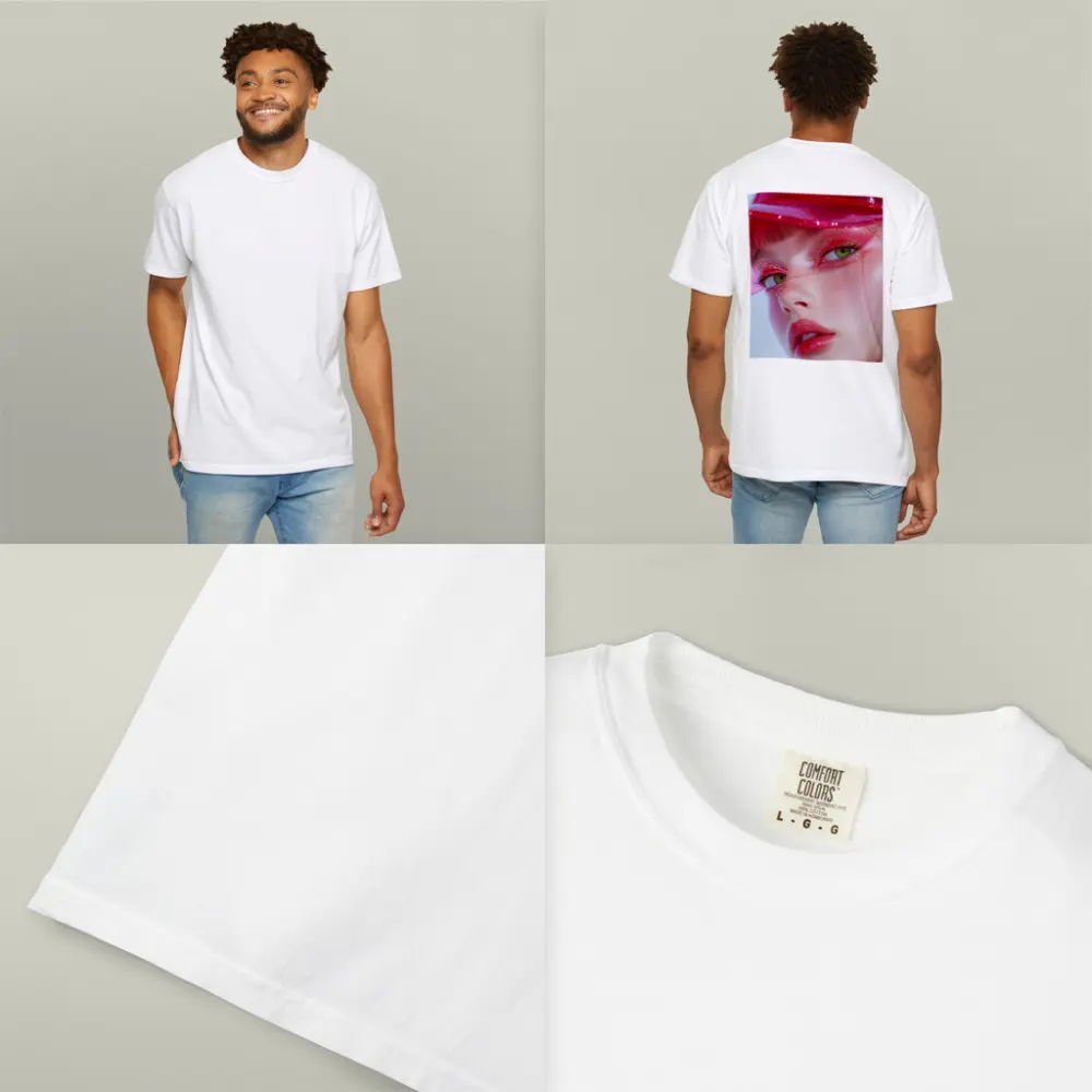 Pink Glitter Makeup Woman Glossy Cap – T-Shirts