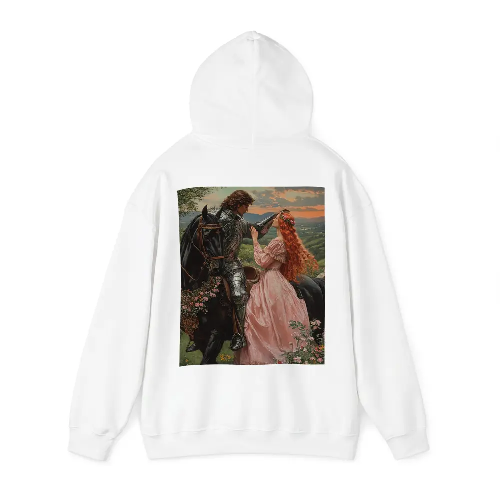 Knight and Lady Romantic Fantasy Art – Hoodies