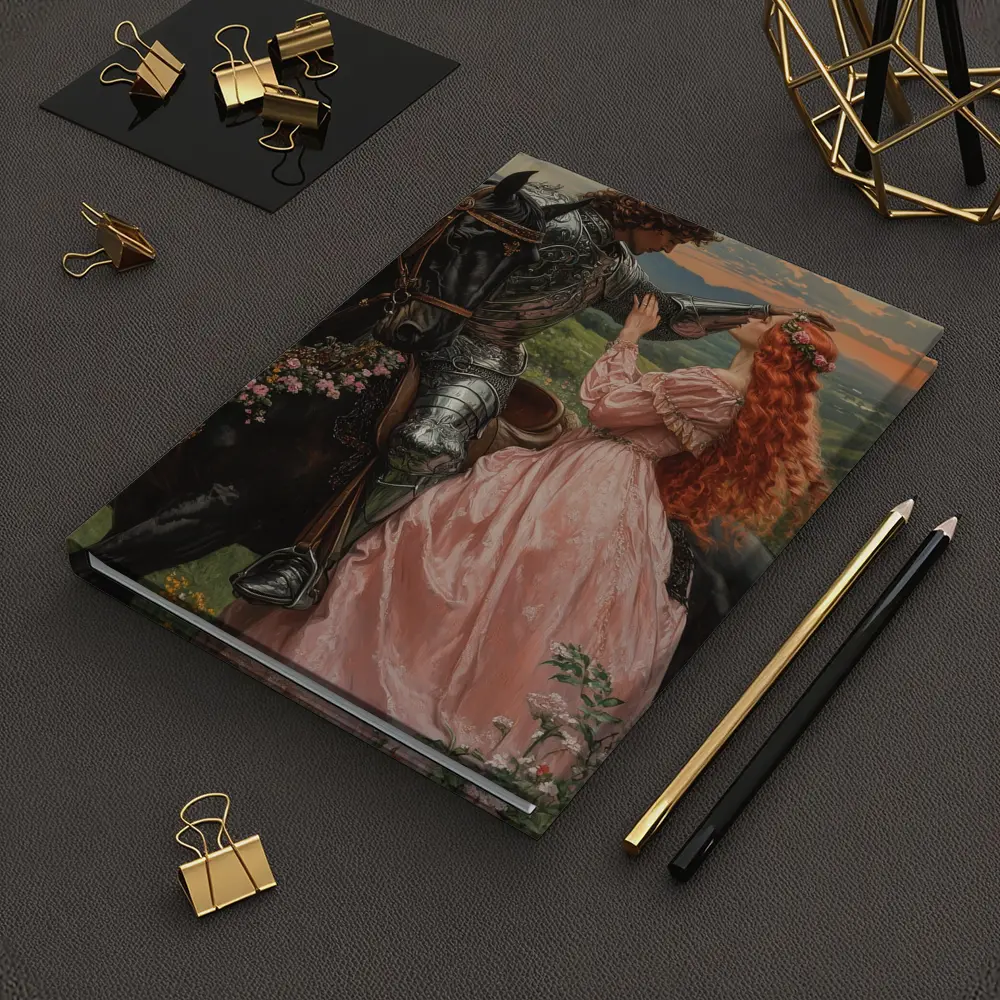 Knight and Lady Romantic Fantasy Art – Notebooks