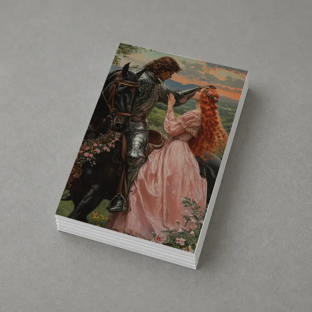 Knight and Lady Romantic Fantasy Art – Postcards