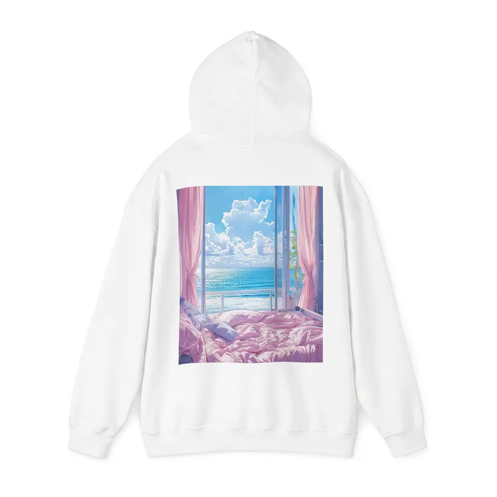 Anime Bedroom Ocean View Pink Aesthetic – Hoodies