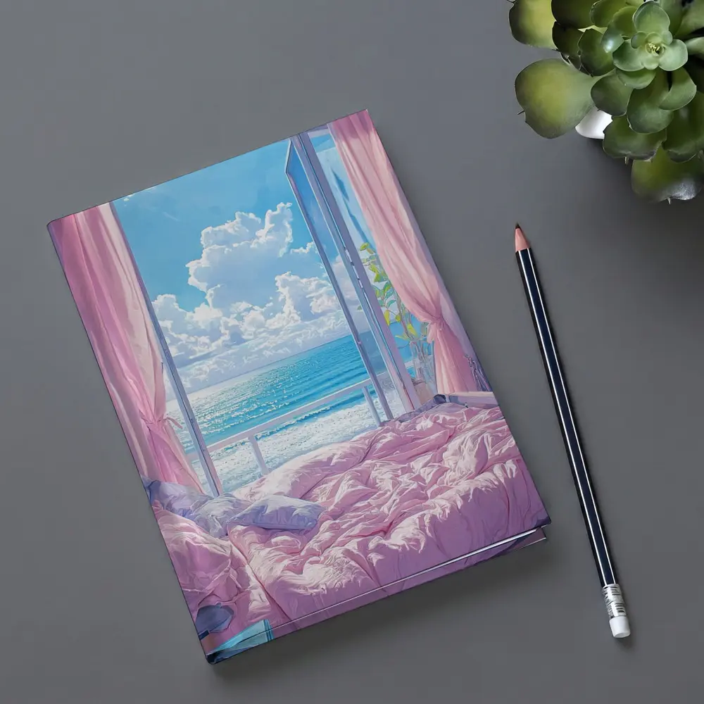 Anime Bedroom Ocean View Pink Aesthetic – Notebooks