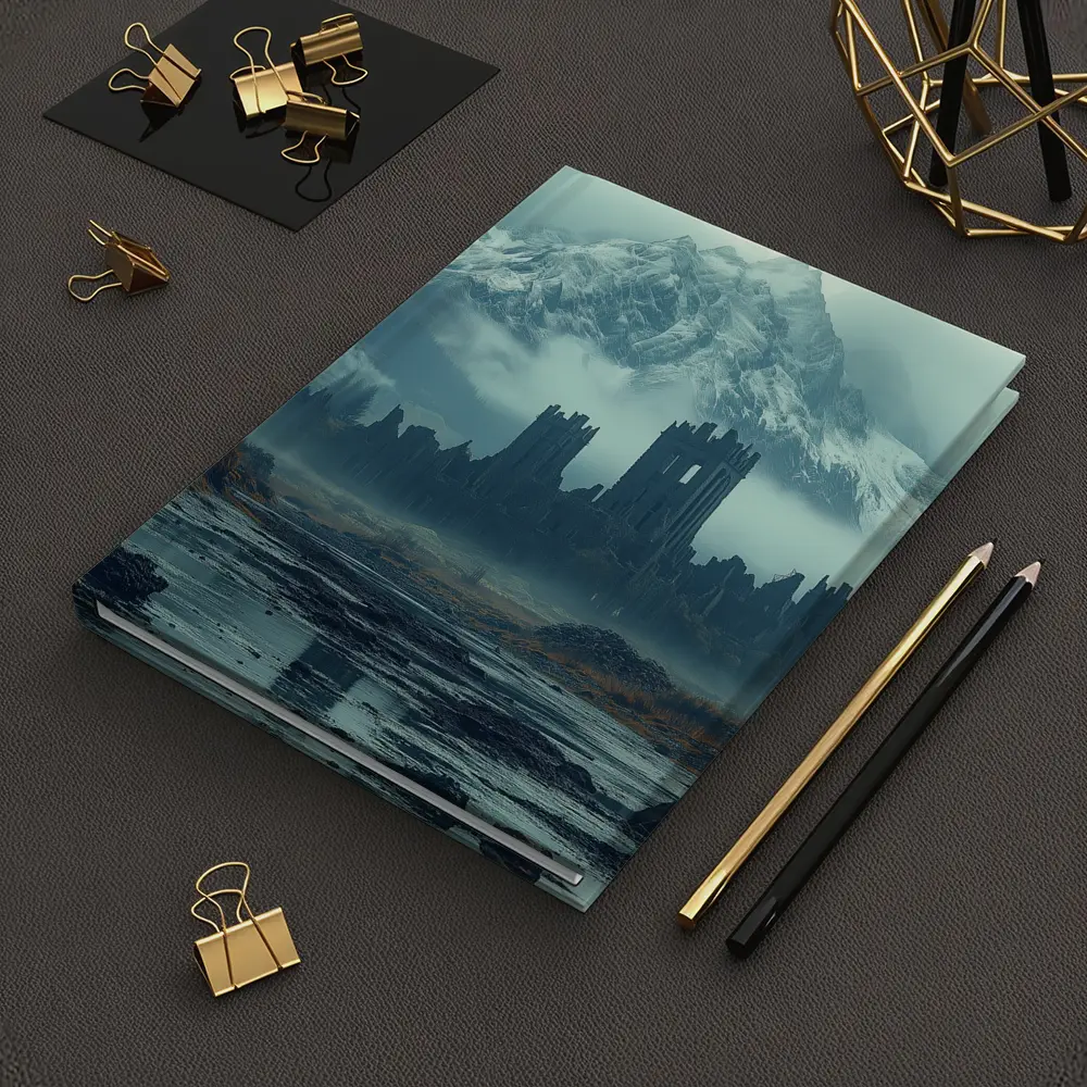 Dark Castle Ruins Misty Mountain Forest – Notebooks