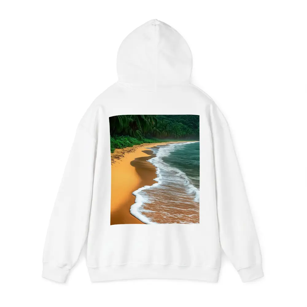 Tropical Beach Golden Sand Palm Trees – Hoodies