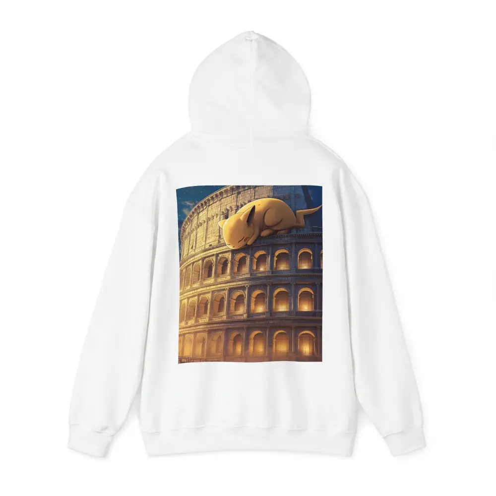 Sleeping Pikachu On Rome Colosseum Night – Hoodies