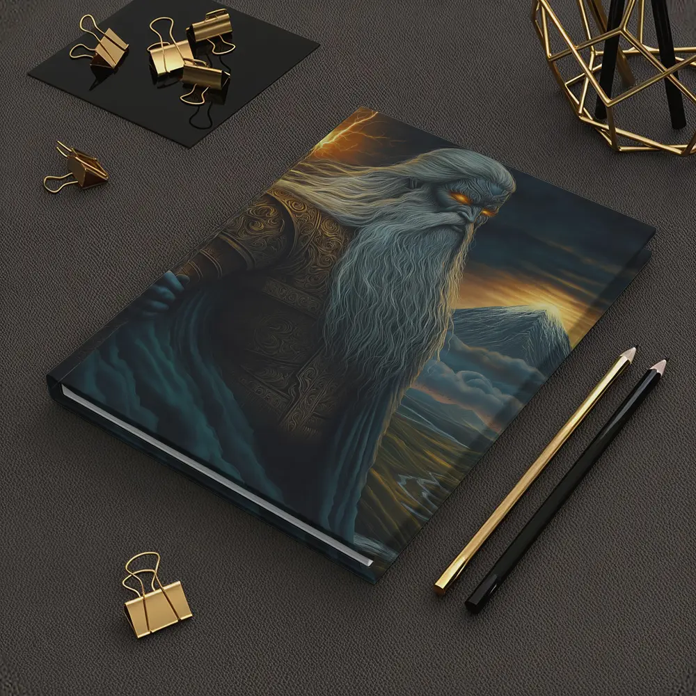 Ancient God Lightning Staff Mountain Landscape – Notebooks