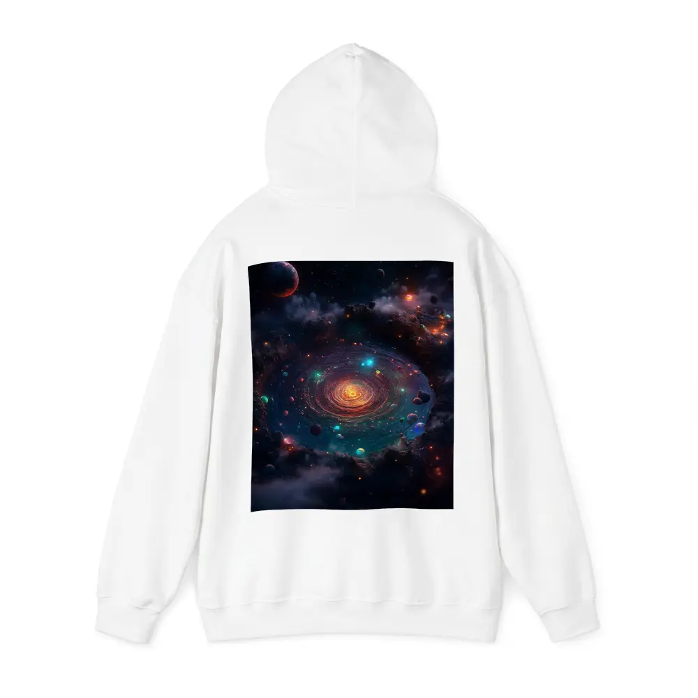 Colorful Galaxy Spiral Planets Dark Space – Hoodies